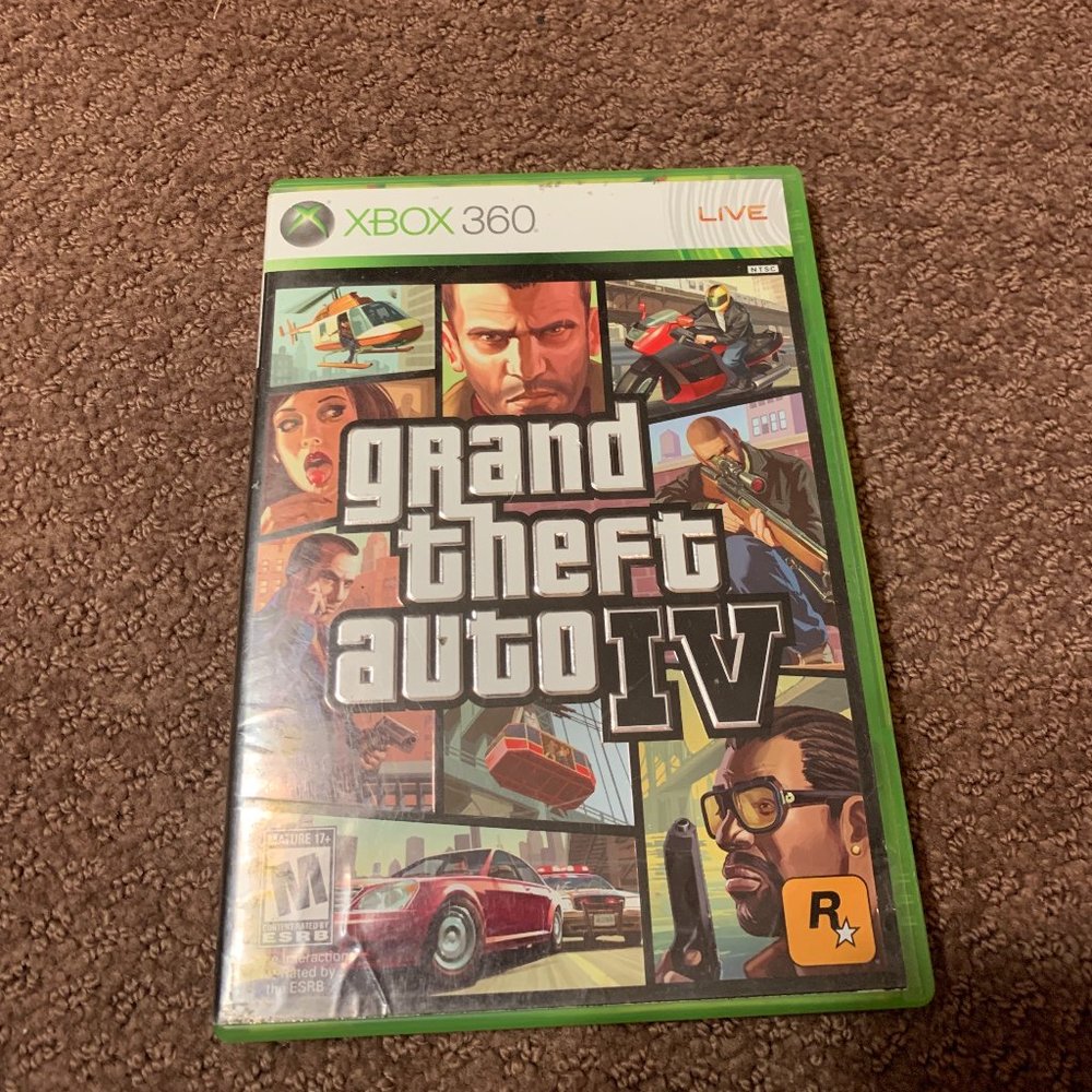Grand Theft Auto IV Xbox 360 game (3 for $20)
